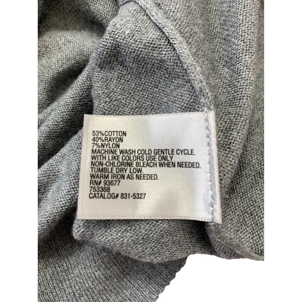 Worthington Women's Heath Grey Casual Sweater - Picture 3 of 5